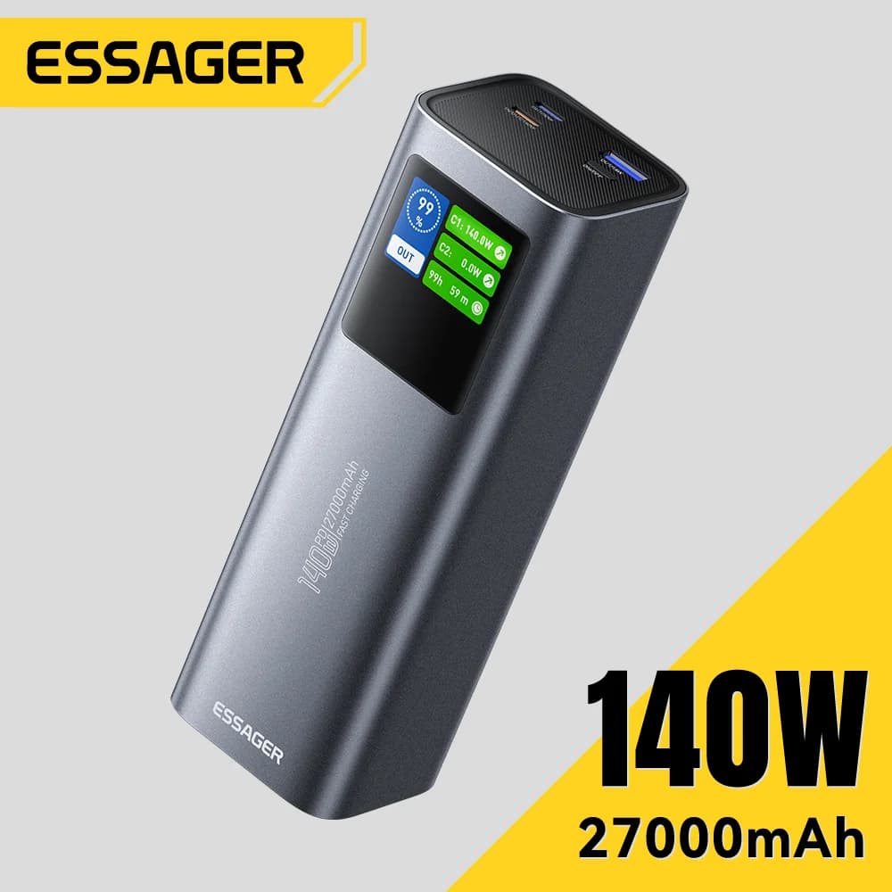 Powerbanka 27000mAh, 140W PD 3.1 Rýchlonabíjanie