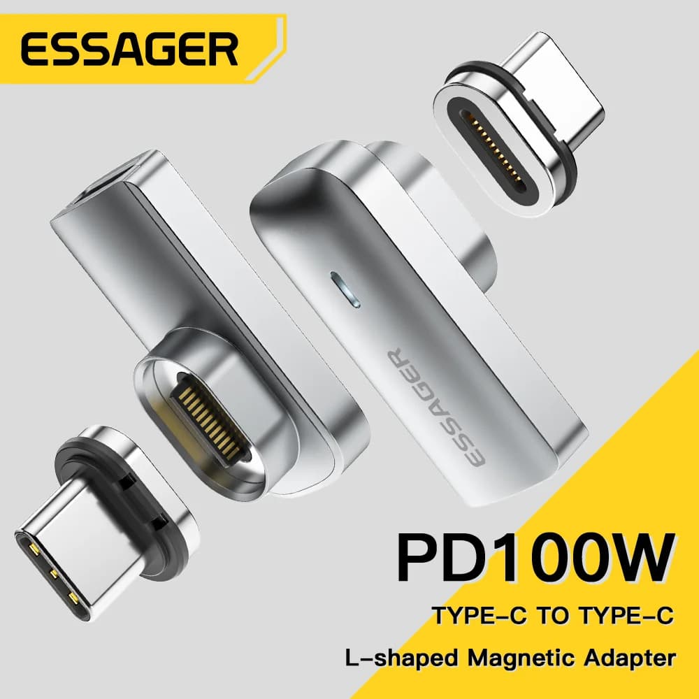 Magnetický USB-C OTG adaptér 100W 4K@60Hz