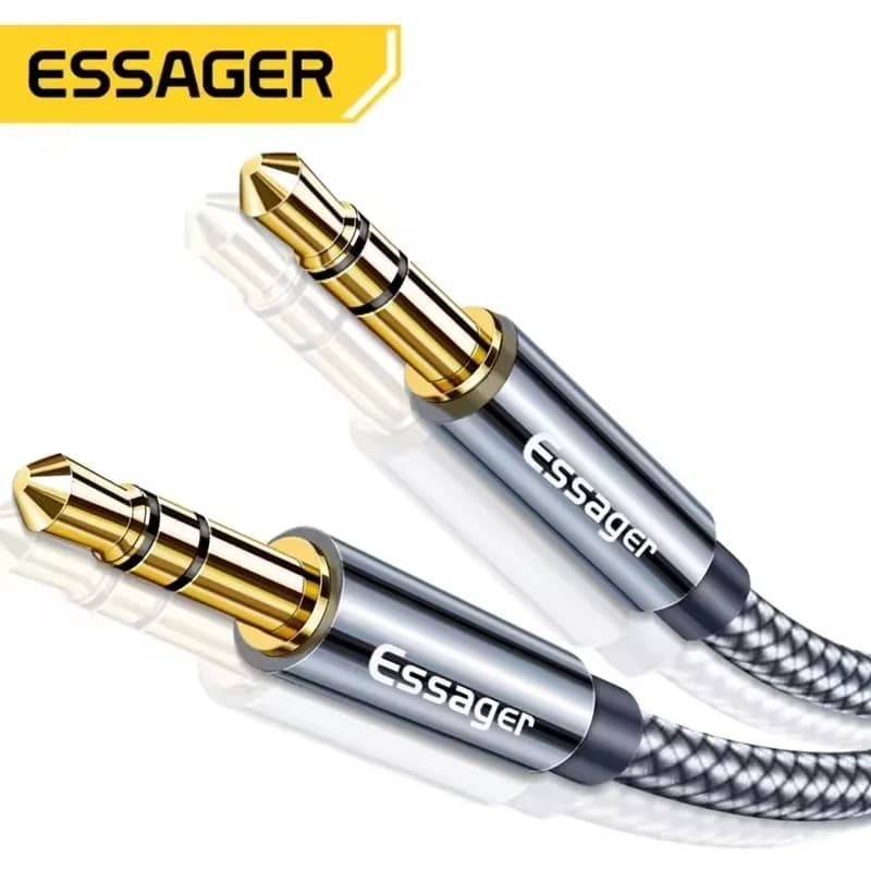 Káblový stereo AUX audio kábel 3.5mm samec/samec
