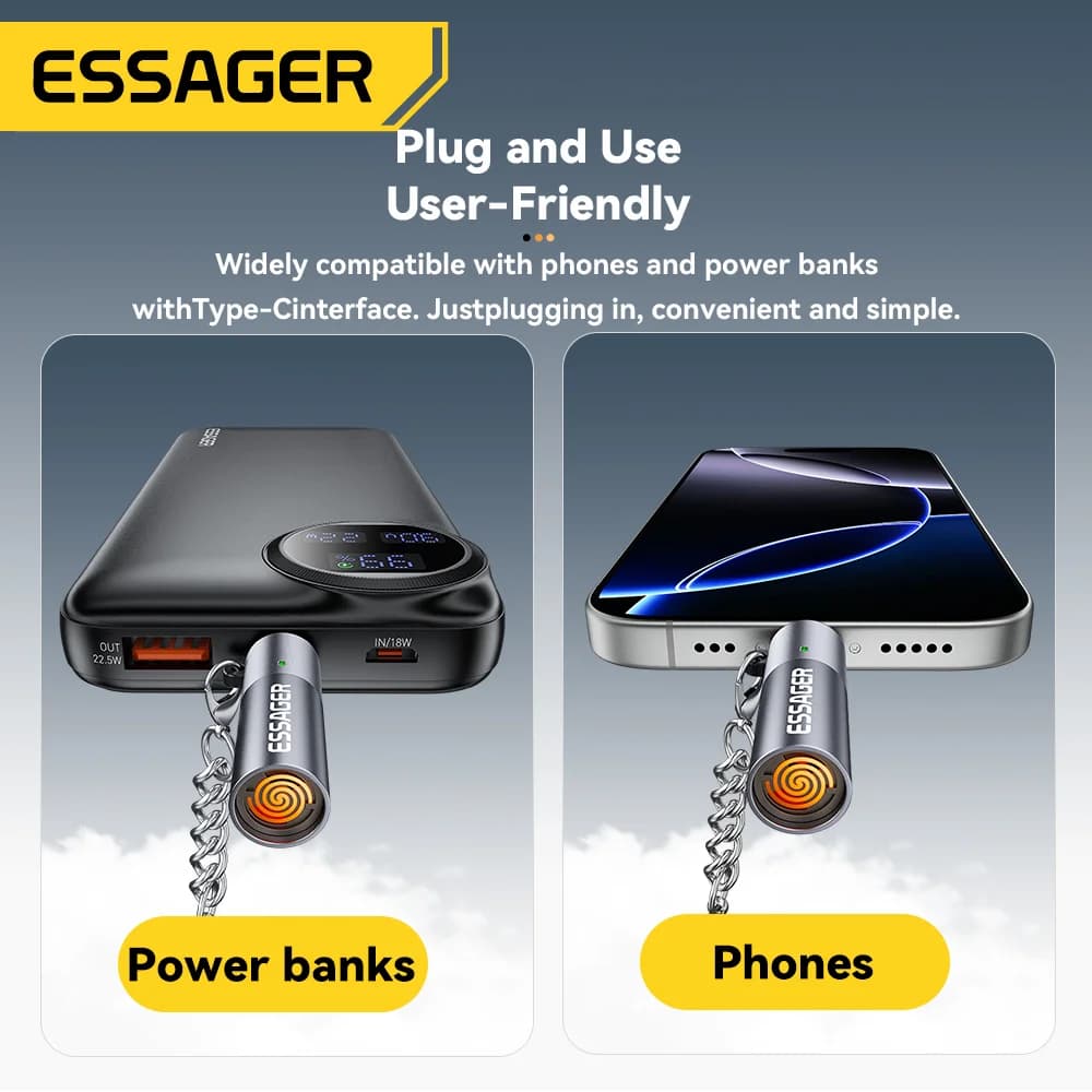 Mini USB-C zapaľovač s volfrámovým drôtom