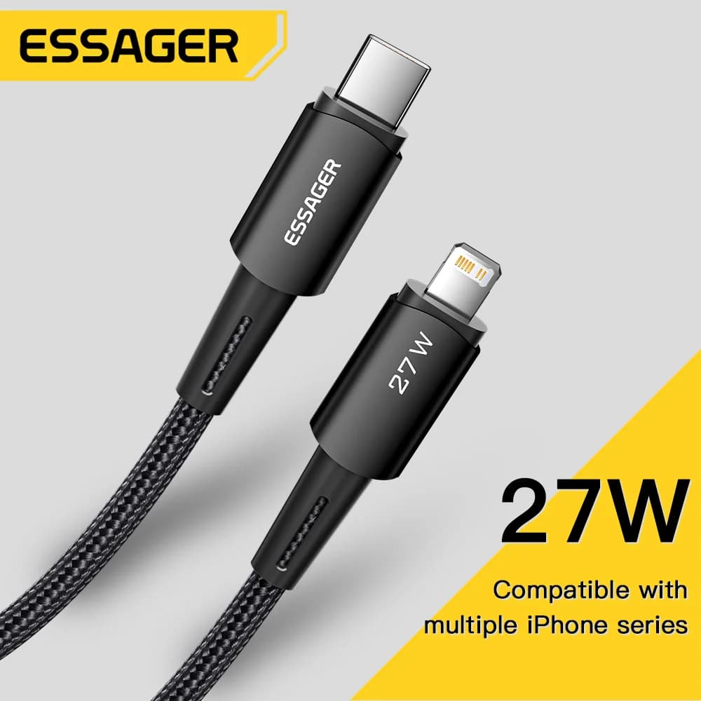27W USB-C na Lightning rýchlonabíjací kábel