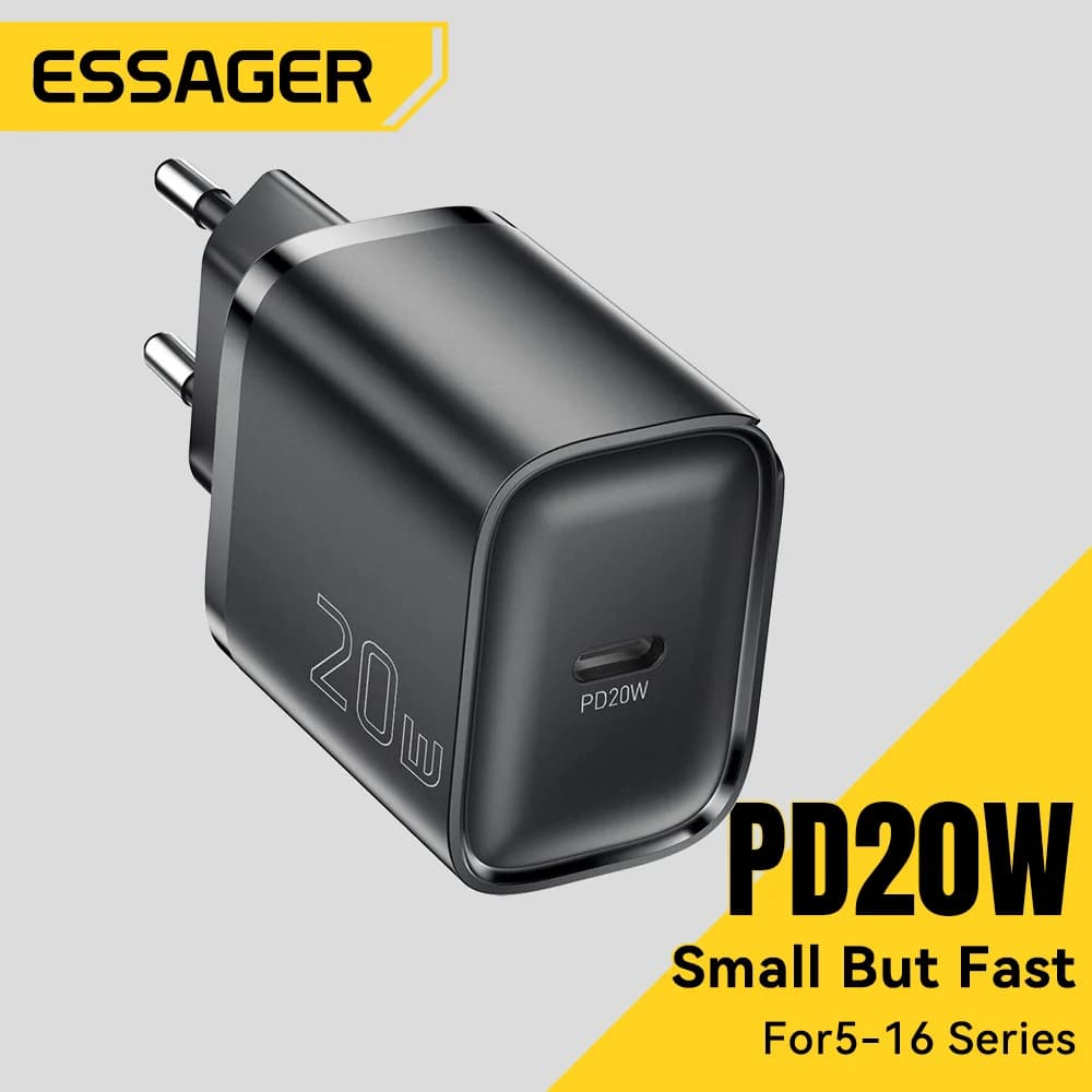 Mini 20W USB-C PD nástenný rýchlonabíjač