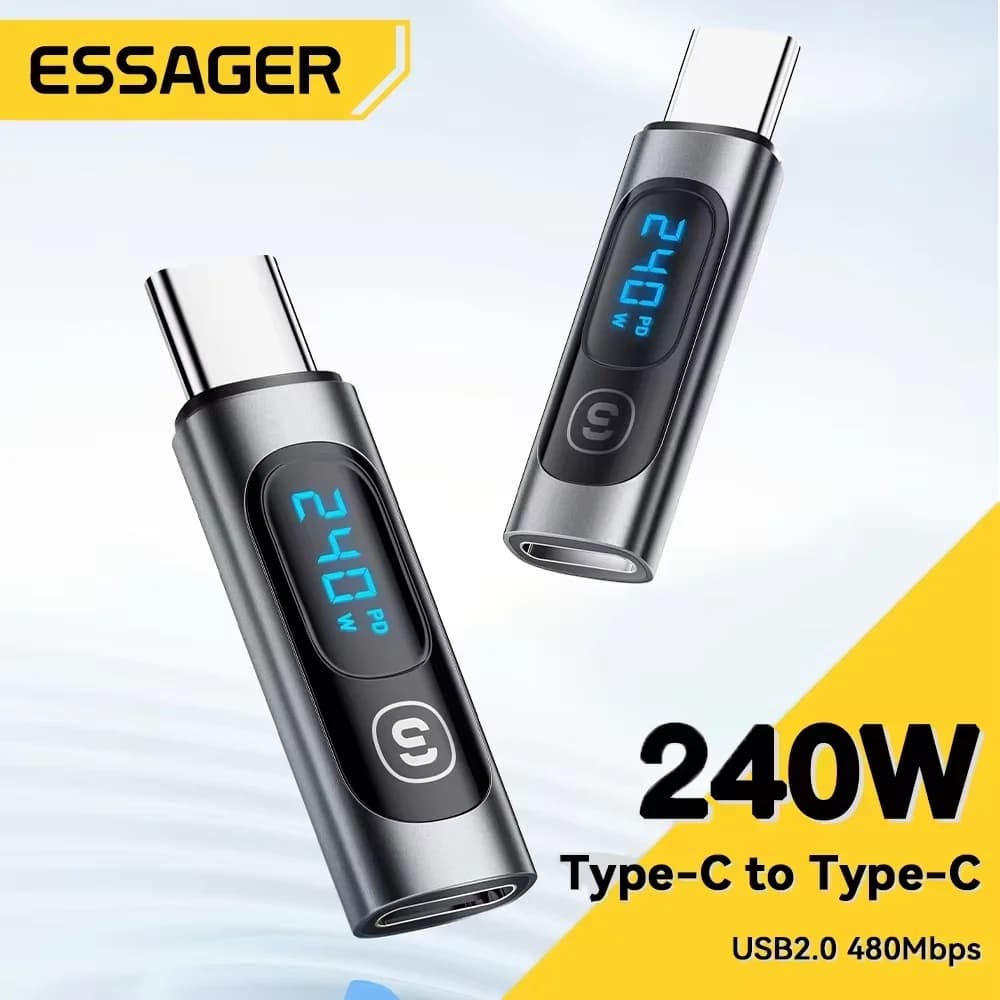 USB-C na USB-C OTG adaptér s digitálnym displejom