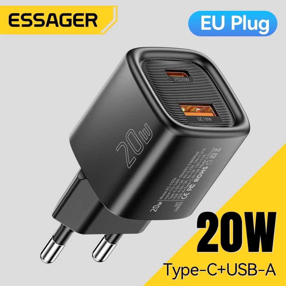 20W USB-C PD rýchlonabíjačka