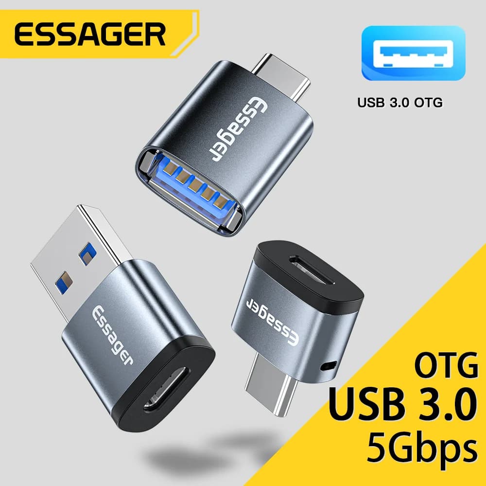 USB Type-C na USB 3.0 samica OTG adaptér