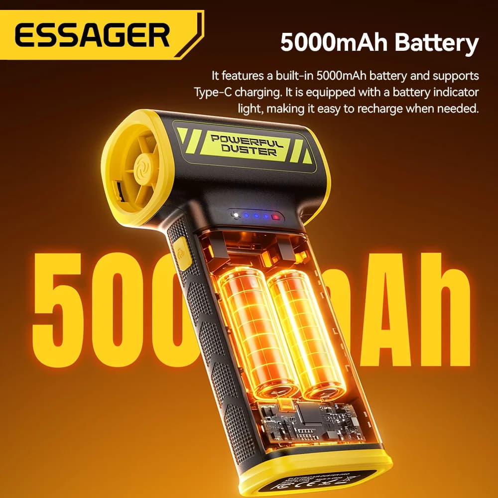 Prenosný stlačený vzduch 130W s batériou