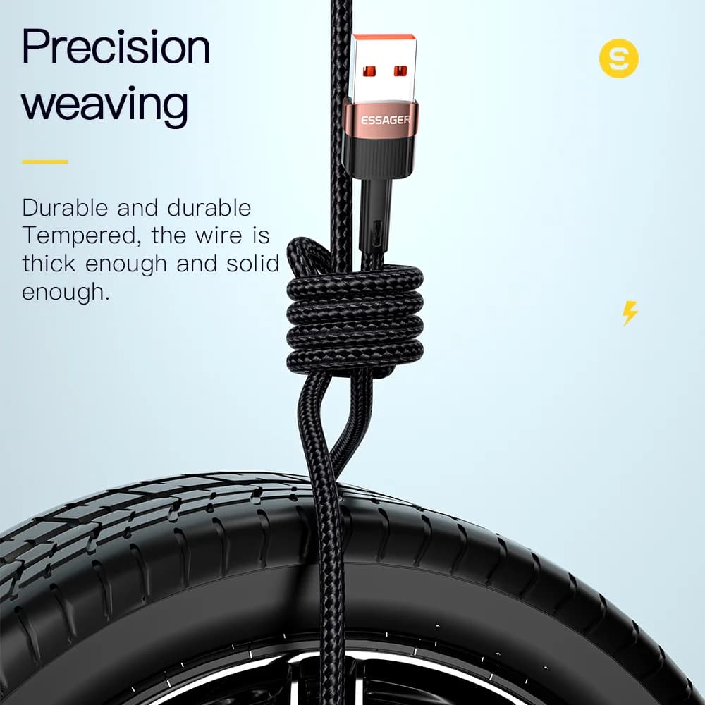 Kábel USB-C, rýchlonabíjanie 7A / 66W