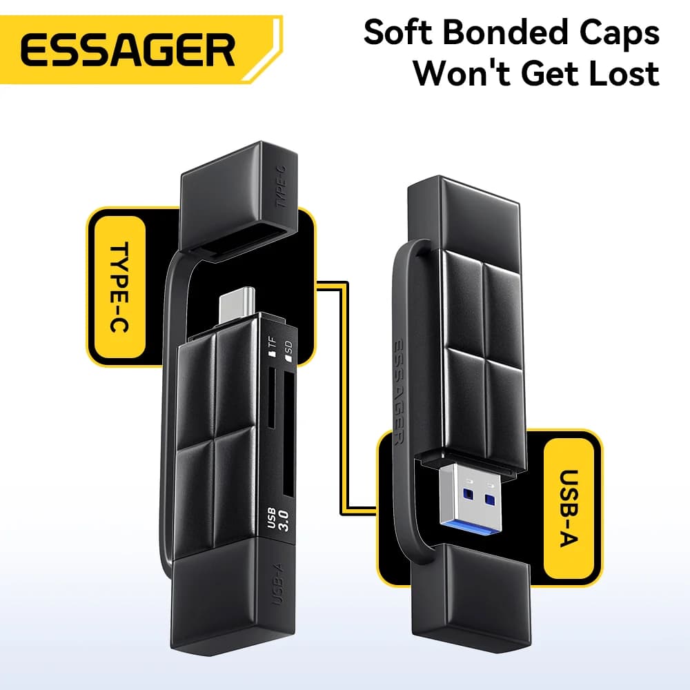 Čítačka kariet SD/Micro SD s rozhraním USB 3.0 a Type-C